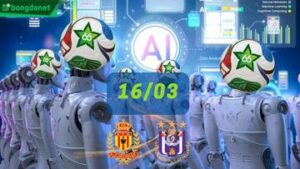 Siêu máy tính dự đoán bóng đá ngày 16/03/2026 tâm điểm đội KV Mechelen gặp đội Anderlecht