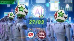 Siêu máy tính dự đoán bóng đá ngày 27/03 tâm điểm đội Argentinos Juniors gặp đội Lanus