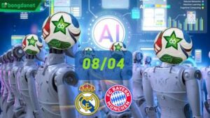 Siêu máy tính dự đoán bóng đá ngày 08/04 tâm điểm đội Real Madrid gặp đội Bayern Munich